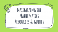 Grades K-5 Self Paced: Maximizing the Math Instructional Guides