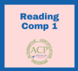 ACP: Reading Endorsement Competency 1