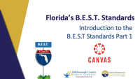 ONLINE: Introduction to the K-5 B.E.S.T. Math Standards Part 1
