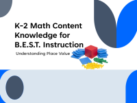F2F: K-5 Math: Understanding Place Value (K-2)