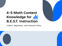 F2F: K-5 Math: Collect, Represent, and Interpret Data (G4-5)