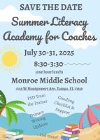 Coaches/Resource/TTD Only: 2025 Summer Literacy Academy
