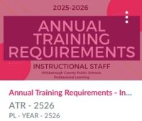 Annual Requirements 2025-2026 Annual Requirements 2025-2026